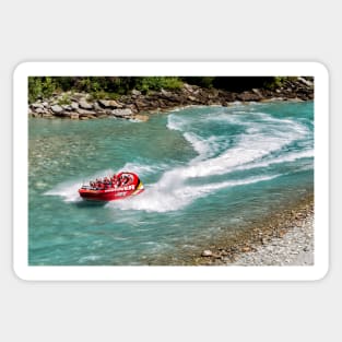 Shooting Down the Shotover Sticker